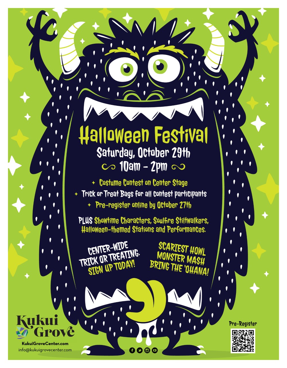 Halloween Festival and Costume Contest Kukui Grove Center