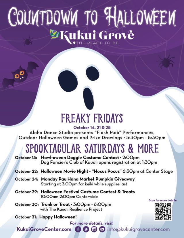 Countdown to Halloween! Kukui Grove Center