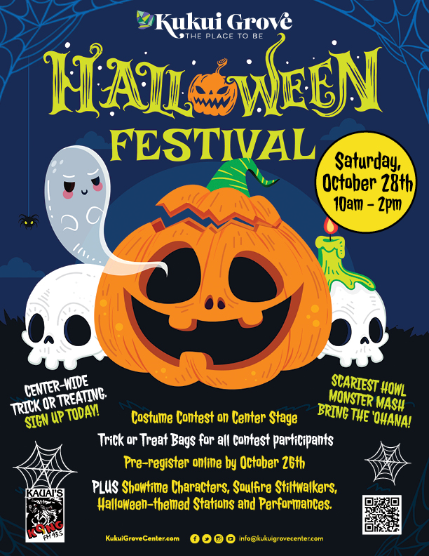 Halloween Festival and Costume Contest Kukui Grove Center